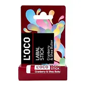 L’oco бальзам для губ labial stick клюква & масло ши 5,1 гр
