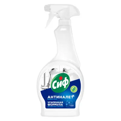 Сиф легкость чистоты антиналет чистящее средство для ванной подходит для акрила и душевых кабин 500 мл 