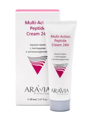 Aravia Professional Мульти-крем с пептидами и антиоксидантным комплексом для лица Multi-Action Peptide Cream 50 мл 