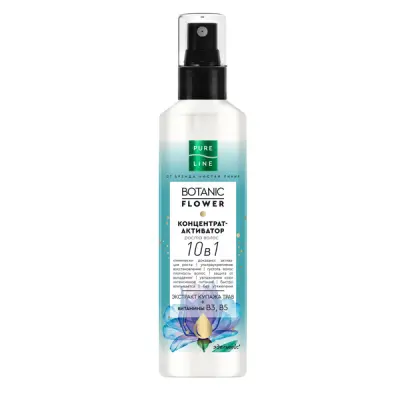 Чистая Линия концентрат активатор роста волос 10в1 ультраукрепление и восстановление 160 мл 