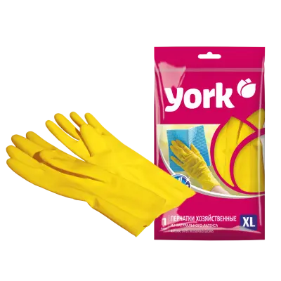 York перчатки резиновые xl 