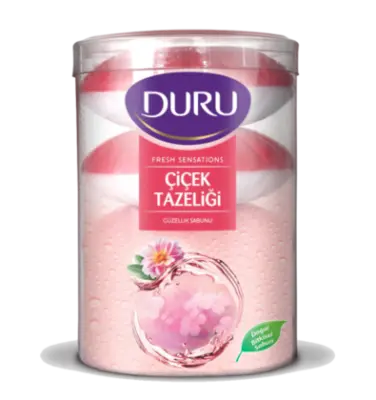 Duru мыло туалетное Fresh Цветочное облако 4шт по 100г 