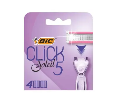 BIC CLICK SOLEIL 5  Кассеты (4 шт) ЖЕНСКИЕ 