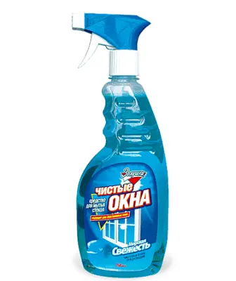 Золушка чистые окна средство для мытья окон морская свежесть 750 мл 