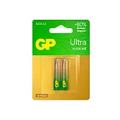 GP батарейки ultra alkaline 24А AАA/LR03 2 шт
