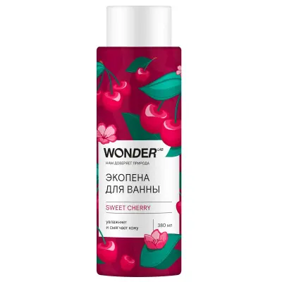 Wonder Lab экопена для ванны sweet cherry 0,38 л 