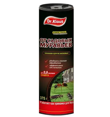 Dr.Klaus гранулы от муравьев и других насекомых банка 375 г 