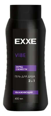 Exxe men гель для душа 2 в1 увлажняющий vibe 400 мл 