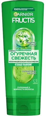 Fructis бальзам ополаскиватель огуречная свежесть для волос склонных к жирности 387 мл 