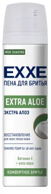 Exxe men пена для бритья extra aloe восстанавливающая 200 мл 