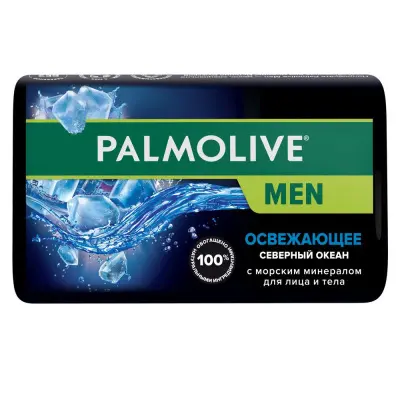 Palmolive men мыло северный океан с морскими минералами освежающее 90 гр 
