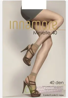 INNAMORE носки minielle 40  lycra упак по 2 пары miele 