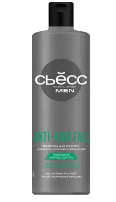 Сьёсс men anti hair fall шампунь для волос склонных к выпадению 450 мл 