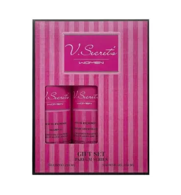 V secrets подарочный набор шампунь 250 + гель для душа 250 жен 