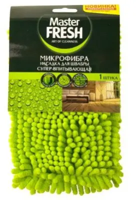 Master FRESH насадка для швабры флеттер микрофибра с длинным ворсом 1шт 