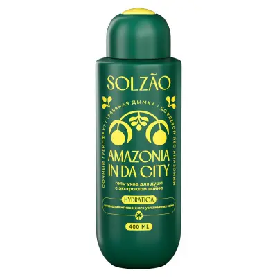 Solzao amazonia In da city гель уход для душа с экстрактом лайма 400 мл 