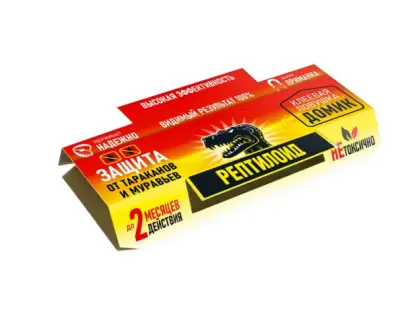 Рептилоид клеевая ловушка тараканов 1 шт 