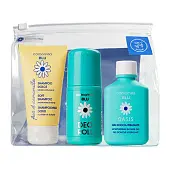 Camomilla Blu travel набор для чувствительной кожи шампунь гель для душа дезодорант
