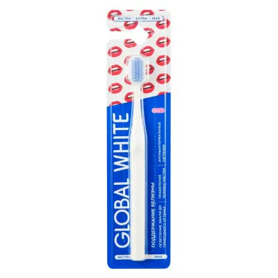 Global White зубная щетка поддержание белизны extra 