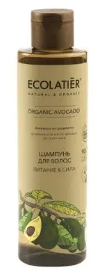 Ecolatier green шампунь для волос питание & сила серия organic avocado 250 мл 