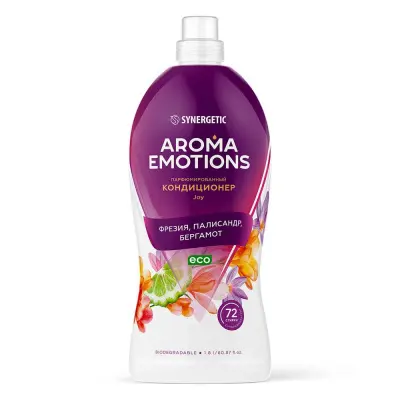 Synergetic кондиционер для белья концентрированный emotions joy радость 1,8 л 