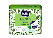 BELLA Прокладки FLORA Green tea, 10 шт.уп. (с экстрактом зеленого чая)