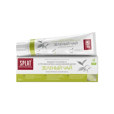 Зубная паста серии professional splat сплат green tea зеленый чай 100 г 