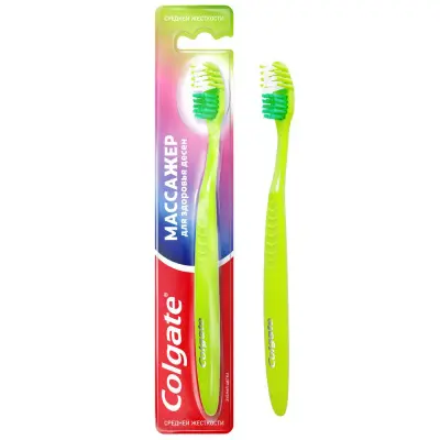 Colgate зубная щетка массажер средняя 