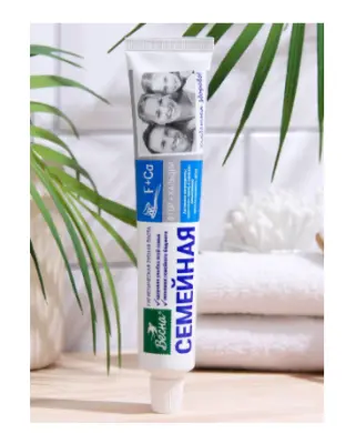 ВЕСНА семейная зубная паста фтор кальций 90 г без пенала 