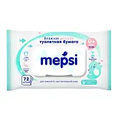Mepsi влажная туалетная бумага для детей 72 шт