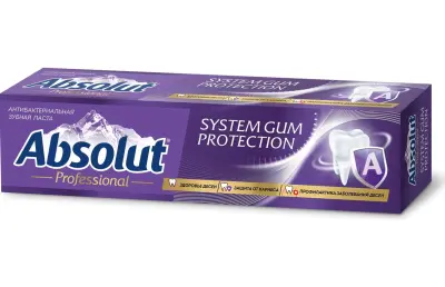 Absolut зубная паста pro system gum protection 110 г система защиты десен профилактика болезней и воспалений в пенале 