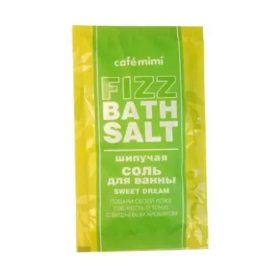 Cafe Mimi шипучая соль для ванны sweet dream 100 г 