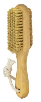 Lei пемза  педикюрн со щеткой деревянная ручка натуральная щетина 