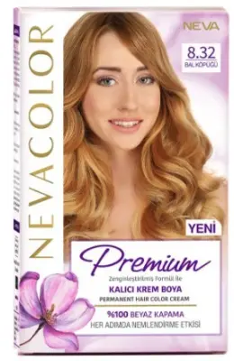 Nevacolor PRЕMIUM стойкая крем краска для волос 8.32 HONEY FOAM медовая пена 