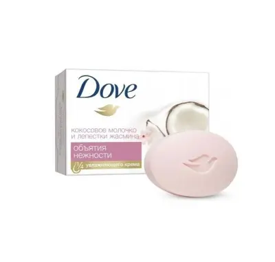 Dove крем мыло cream bar кокосовое молочко и лепестки жасмина 90 гр 