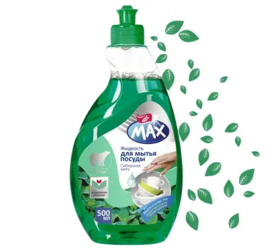 Dr MAX жидкость для мытья посуды концентрированная сибирская мята 500 мл 
