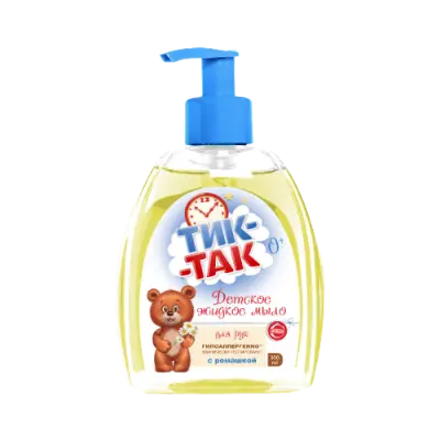 Тик-Так мыло для рук детское жидкое с ромашкой 300 мл 
