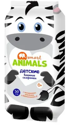 Smart animals №50 детские с ромашкой и витамином e mix 