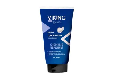 Viking крем для бритья снежные вершины 150 мл туба 