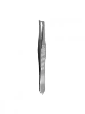 Lei пинцет Lei скошенный незаточенный серебро 157 