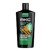 Акс гель для душа и умывания лица шампунь для волос мужской парфюмированный 3 в1 сила джунглей 610 мл