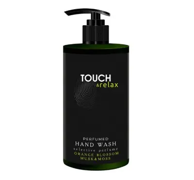 TOUCH&Relax парфюмированный гель для мытья рук флердоранж мускус и мох 450 мл 
