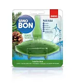 SANO sanobon гигиеническое средство для мытья унитаза зелёный лес подвесной блок 55 гр