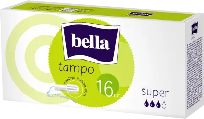 BELLA Тампоны женские гигиен. без апплик.comfort  марки 'tampo bella' Super по 16шт 