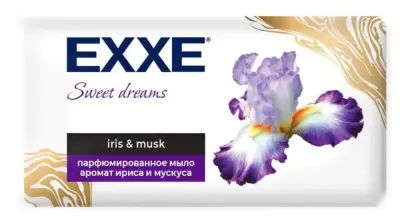 EXXE мыло парфюмированное sweet dreams аромат ириса и мускуса 140г 