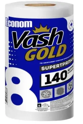 VASH GOLD супер тряпка econom 140 л/рул 1/12 