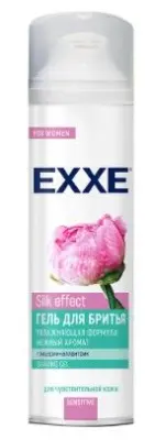 EXXE гель для бритья женский sensitive silk effect 200 мл 