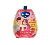 Aura гель для душа карамель попкорн дой пак 250 мл