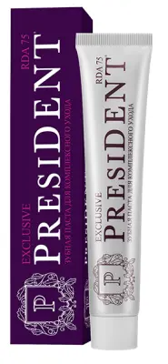 President эксклюзив зубная паста 75 гр 