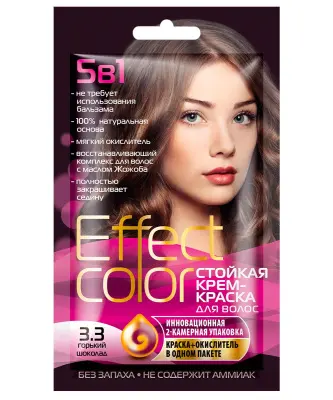 Effect Сolor краска для волос тон 3.3 горький шоколад 
